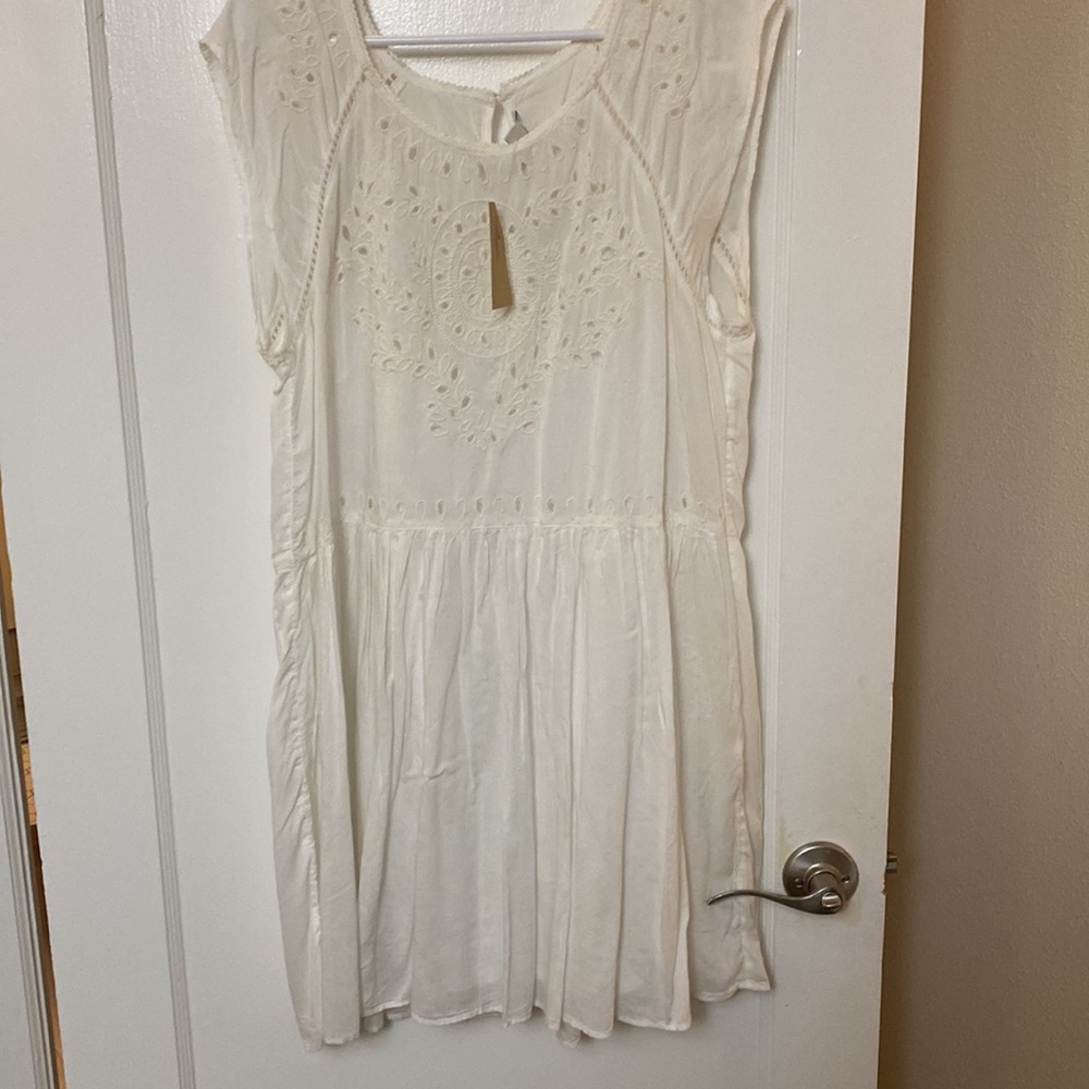 White American eagle dress